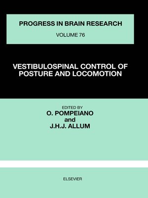 cover image of Vestibulospinal Control of Posture and Locomotion